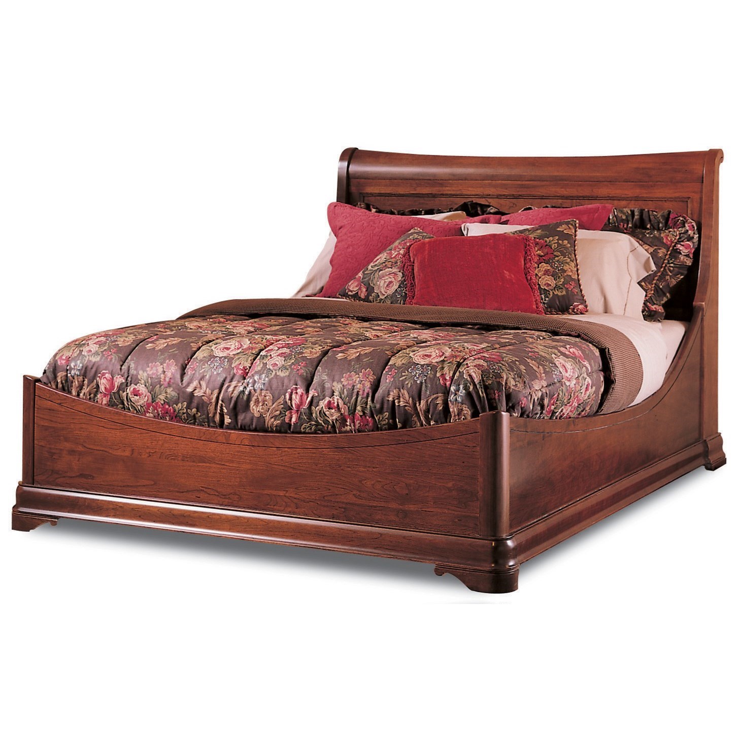 Durham Chateau Fontaine Traditional Solid Wood Queen Euro Bed Story